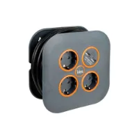 Solera Usb-kabeltrommel 3 Stecker 5 M Solera Usb-kabeltrommel 3 Stecker 5 M