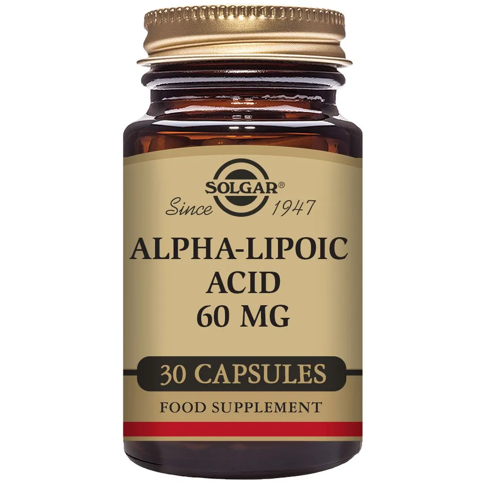 Solgar Alpha-liponsäure 60 Mg 30 Einheiten, Brown, One Size Solgar Alpha-liponsäure 60 Mg 30 Einheiten, Brown, One Size