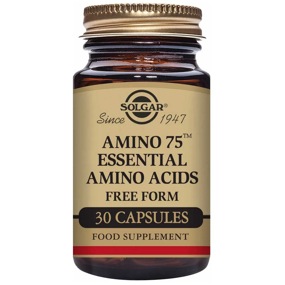 Solgar Amino 75 Kapseln 30 Einheiten, Brown, One Size Solgar Amino 75 Kapseln 30 Einheiten, Brown, One Size