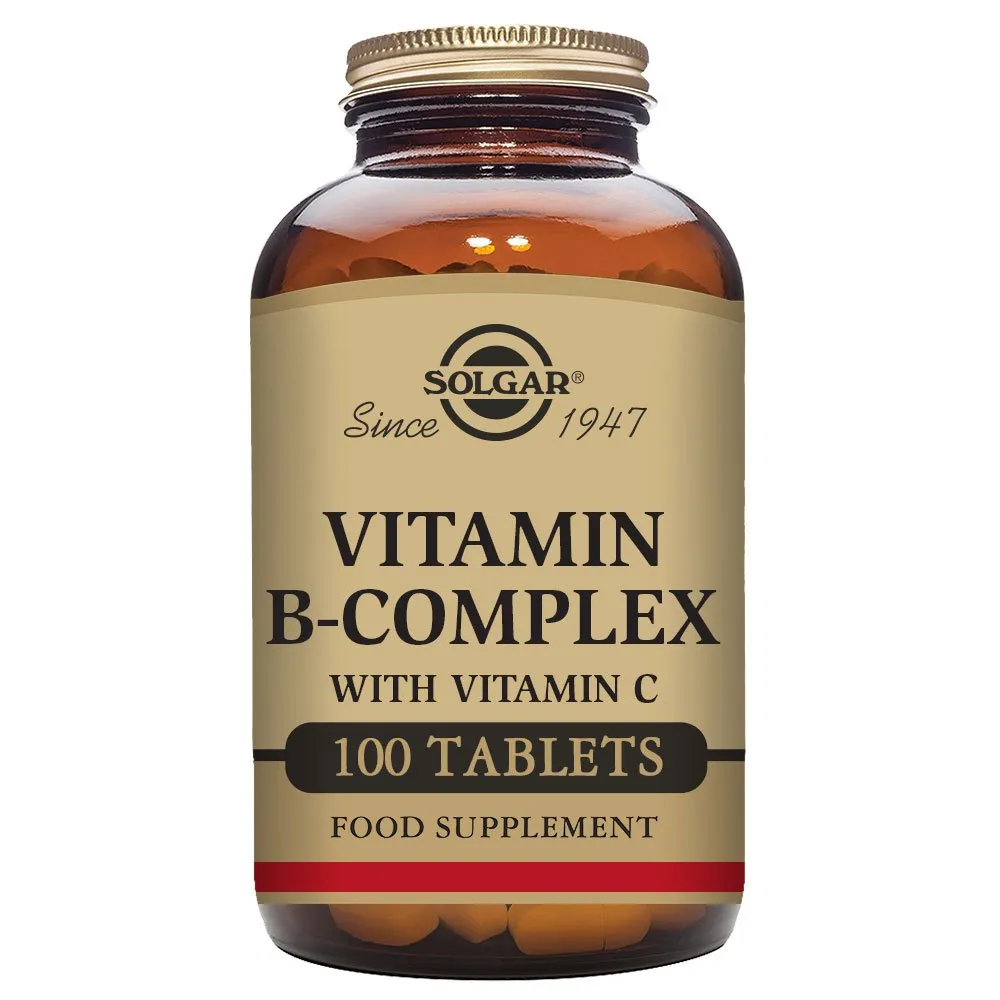 Solgar B-complex With Vitamin C Stress Formula Tabletten 100 Einheiten, Brown, One Size Solgar B-complex With Vitamin C Stress Formula Tabletten 100 Einheiten, Brown, One Size