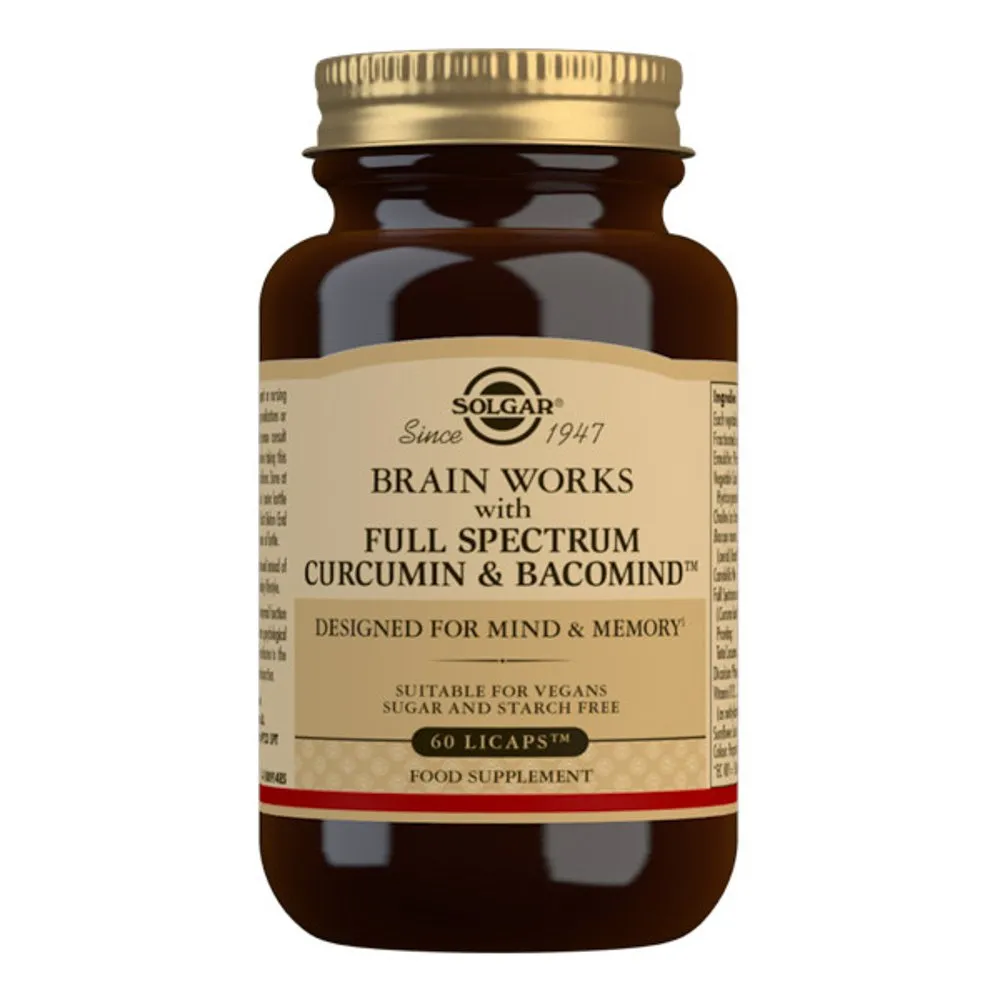 Solgar Brain Works Kapseln 60 Einheiten, Brown, One Size Solgar Brain Works Kapseln 60 Einheiten, Brown, One Size