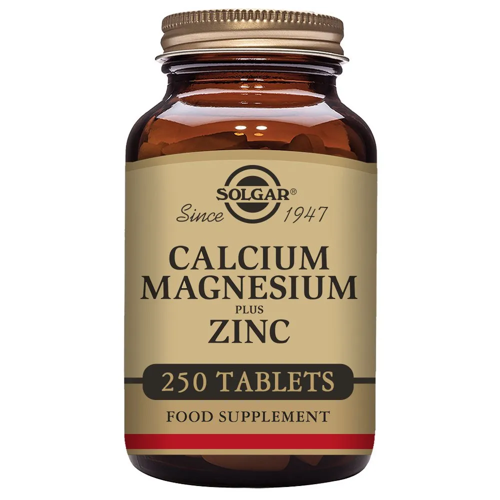 Solgar Calcium/magnesium/zink 250 Einheiten, Brown, One Size Solgar Calcium/magnesium/zink 250 Einheiten, Brown, One Size
