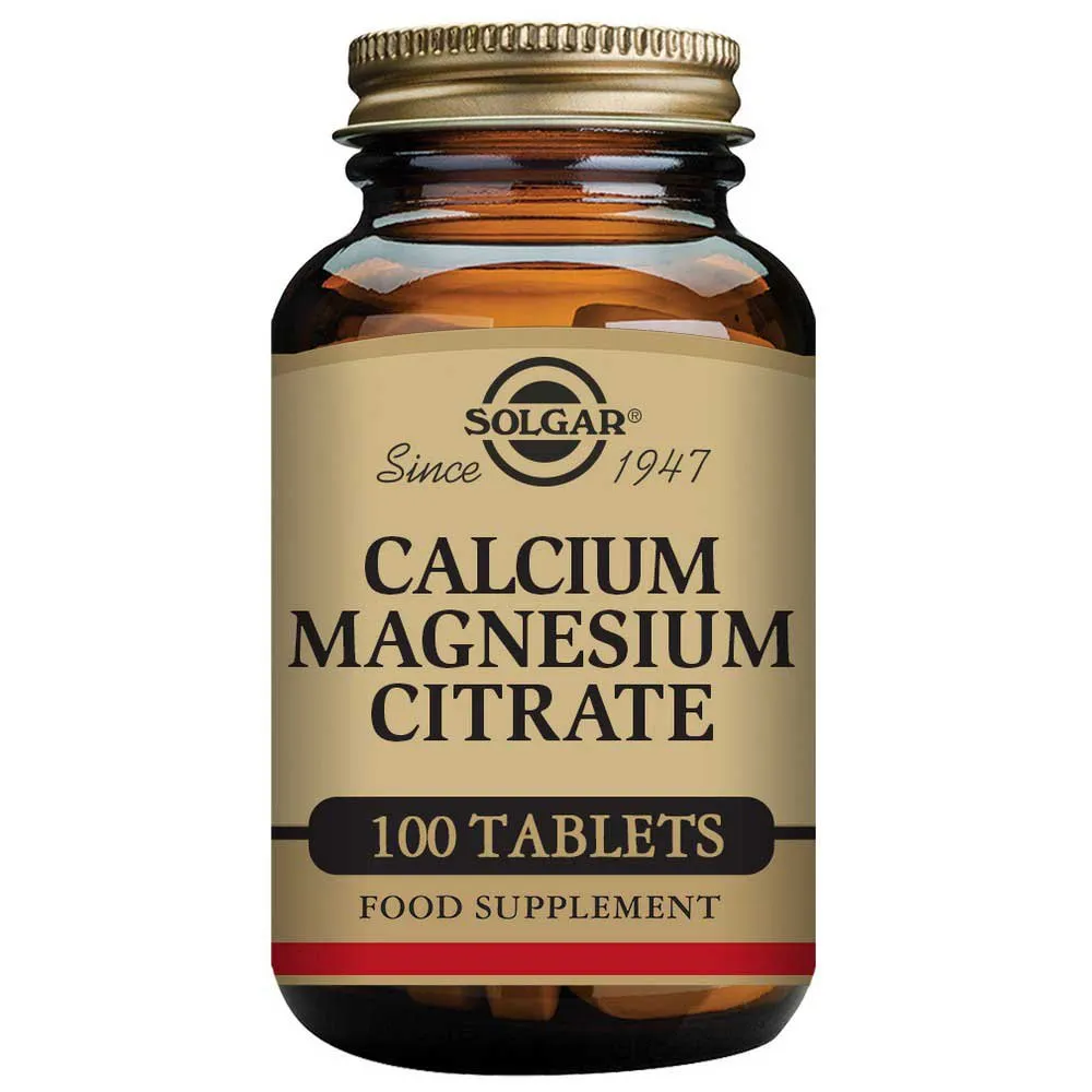 Solgar Calcium-/magnesiumcitrat 100 Einheiten, Brown, One Size