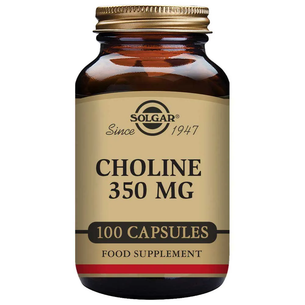 Solgar Cholin 350 Mg 100 Einheiten, Brown, One Size
