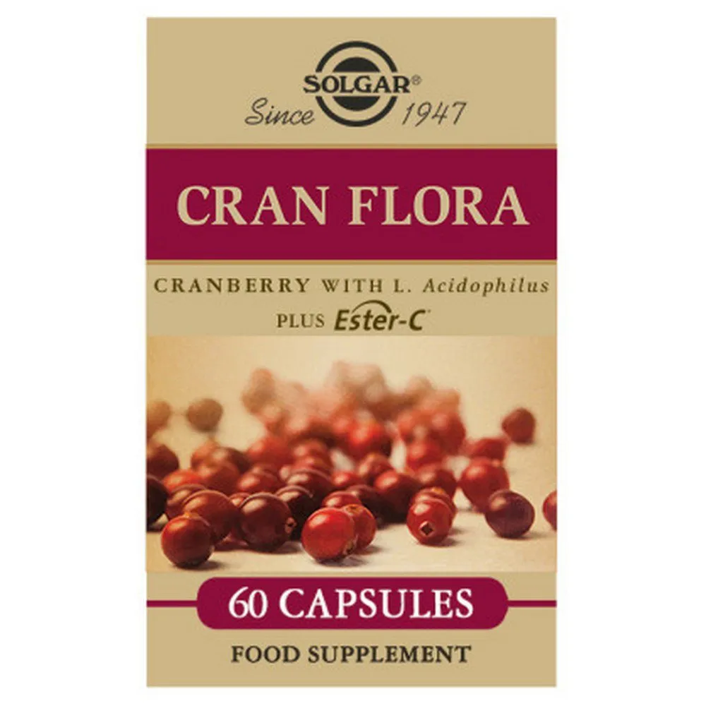 Solgar Cran Flora Kapseln 60 Einheiten, Brown, One Size Solgar Cran Flora Kapseln 60 Einheiten, Brown, One Size