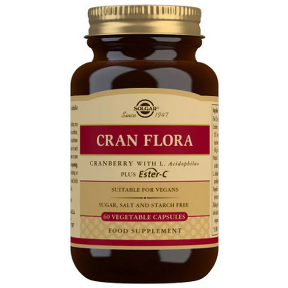 Solgar Cran Flora Kapseln 60 Einheiten, Brown, One Size Solgar Cran Flora Kapseln 60 Einheiten, Brown, One Size