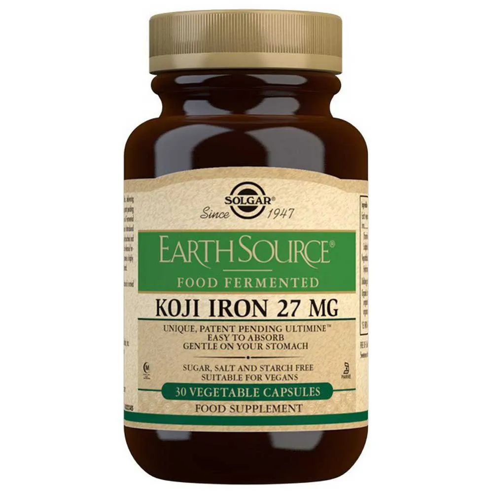 Solgar Eisen Erdquelle Koji 30 Einheiten, Black, One Size