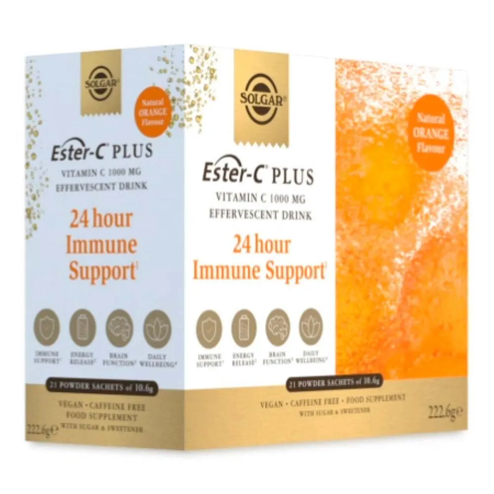 Solgar Ester-c Plus Effervescent Einzeldosis-stickbox Orange 10.6g 21 Einheiten, One size Solgar Ester-c Plus Effervescent Einzeldosis-stickbox Orange 10.6g 21 Einheiten, One size