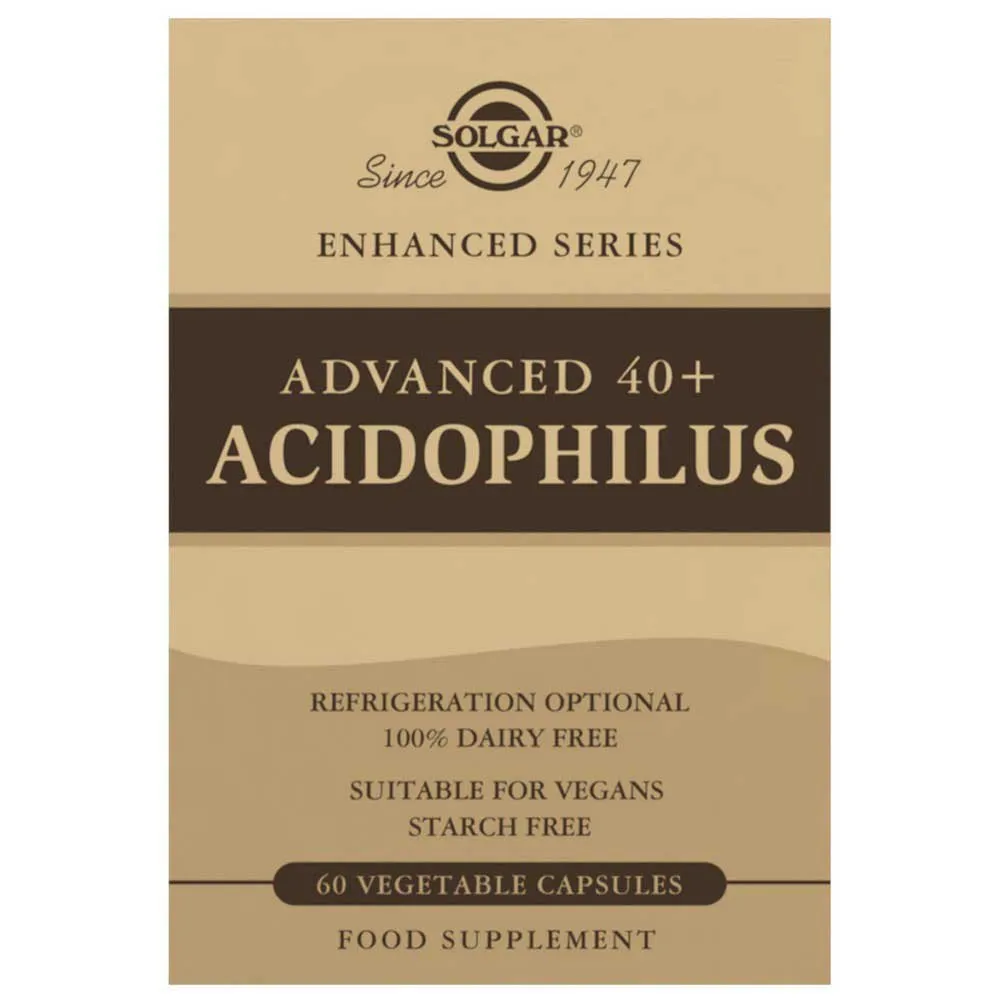 Solgar Fortgeschrittenes 40+ Acidophilus 60 Einheiten, One size Solgar Fortgeschrittenes 40+ Acidophilus 60 Einheiten, One size