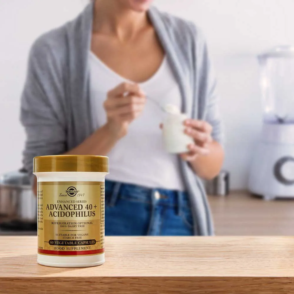 Solgar Fortgeschrittenes 40+ Acidophilus 60 Einheiten, One size Solgar Fortgeschrittenes 40+ Acidophilus 60 Einheiten, One size