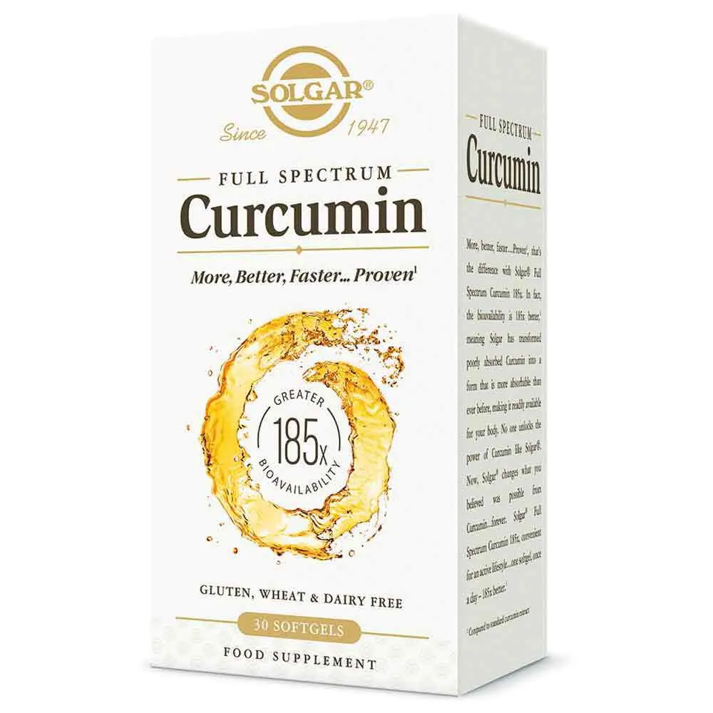 Solgar Full Spectrum Curcumin Kapseln 30 Einheiten, Brown, One Size Solgar Full Spectrum Curcumin Kapseln 30 Einheiten, Brown, One Size