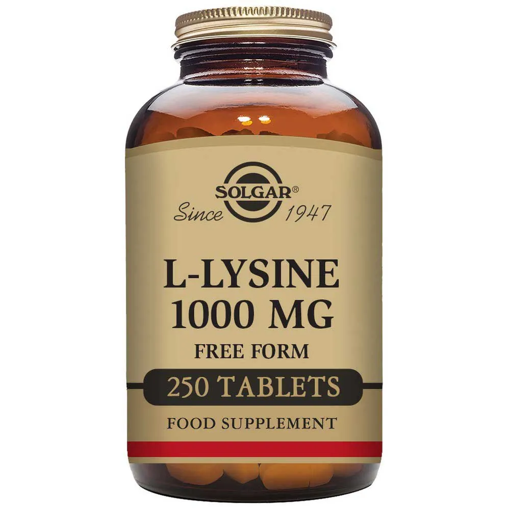 Solgar L-lysin 1000 Mg 250 Einheiten, Brown, One Size Solgar L-lysin 1000 Mg 250 Einheiten, Brown, One Size
