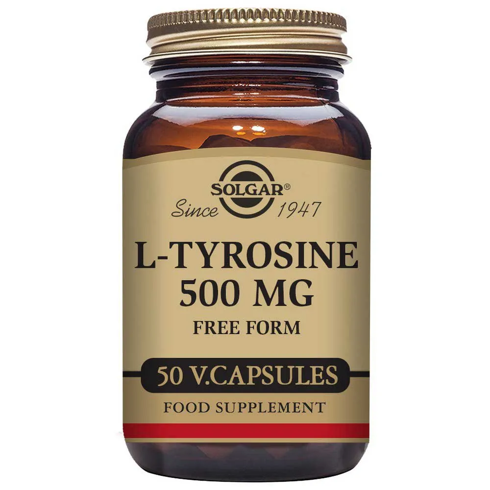 Solgar L-tyrosin 500 Mg 50 Einheiten, Brown, One Size Solgar L-tyrosin 500 Mg 50 Einheiten, Brown, One Size
