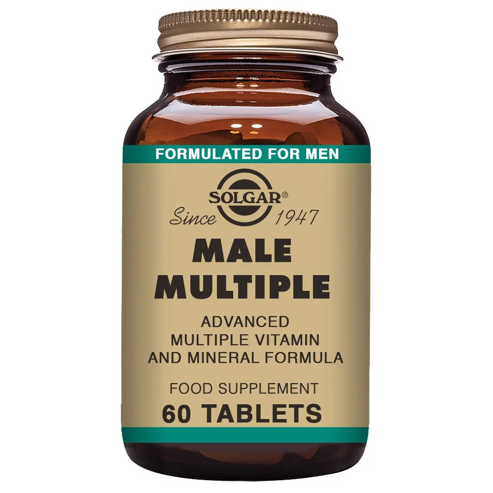 Solgar Male Multiple Tabletten 60 Einheiten, Brown, One Size Solgar Male Multiple Tabletten 60 Einheiten, Brown, One Size