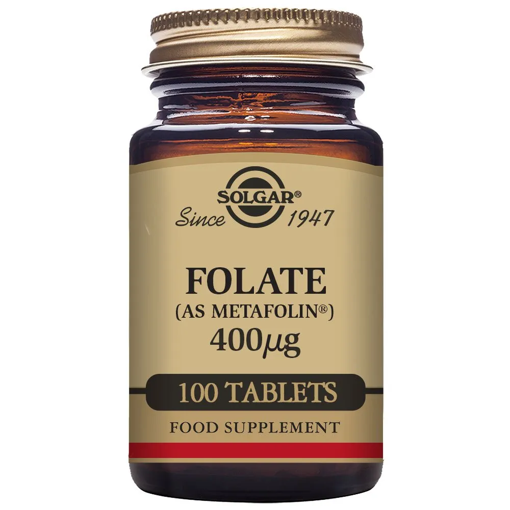 Solgar Metafolin Folate 400mcg Tabletten 100 Einheiten, Brown, One Size Solgar Metafolin Folate 400mcg Tabletten 100 Einheiten, Brown, One Size