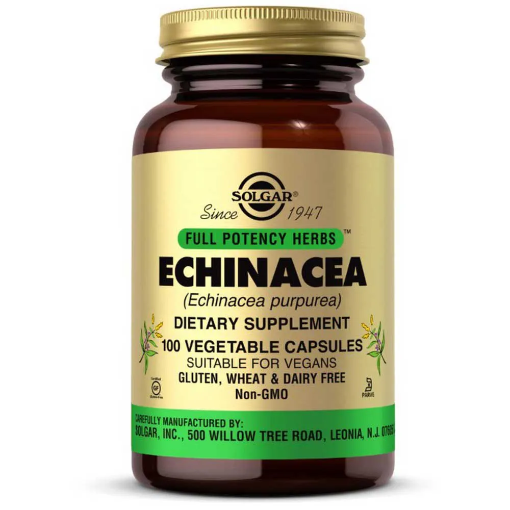 Solgar Nahrungsergänzungsmittel Echinacea 100 Einheiten, Black, One Size Solgar Nahrungsergänzungsmittel Echinacea 100 Einheiten, Black, One Size