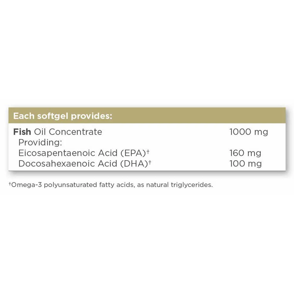 Solgar Ölkonzentrat 1000 Mg Fisch 60 Einheiten, Brown, One Size