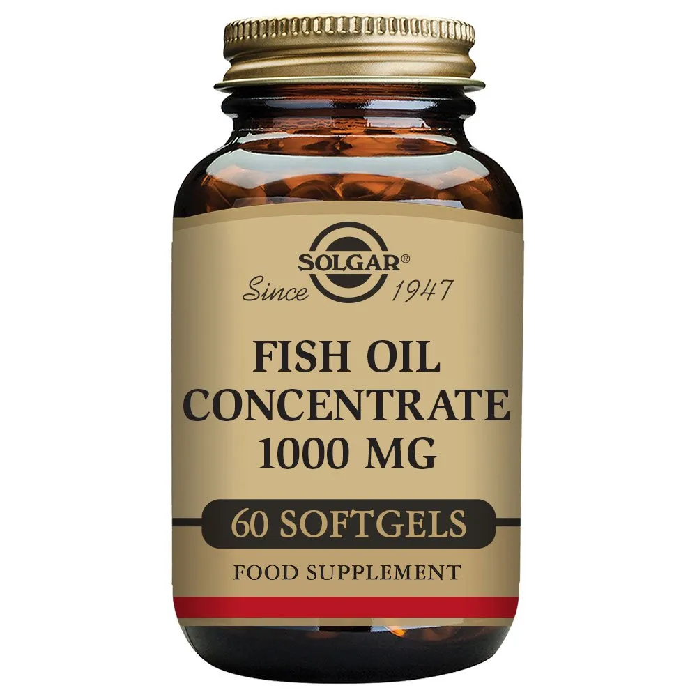Solgar Ölkonzentrat 1000 Mg Fisch 60 Einheiten, Brown, One Size