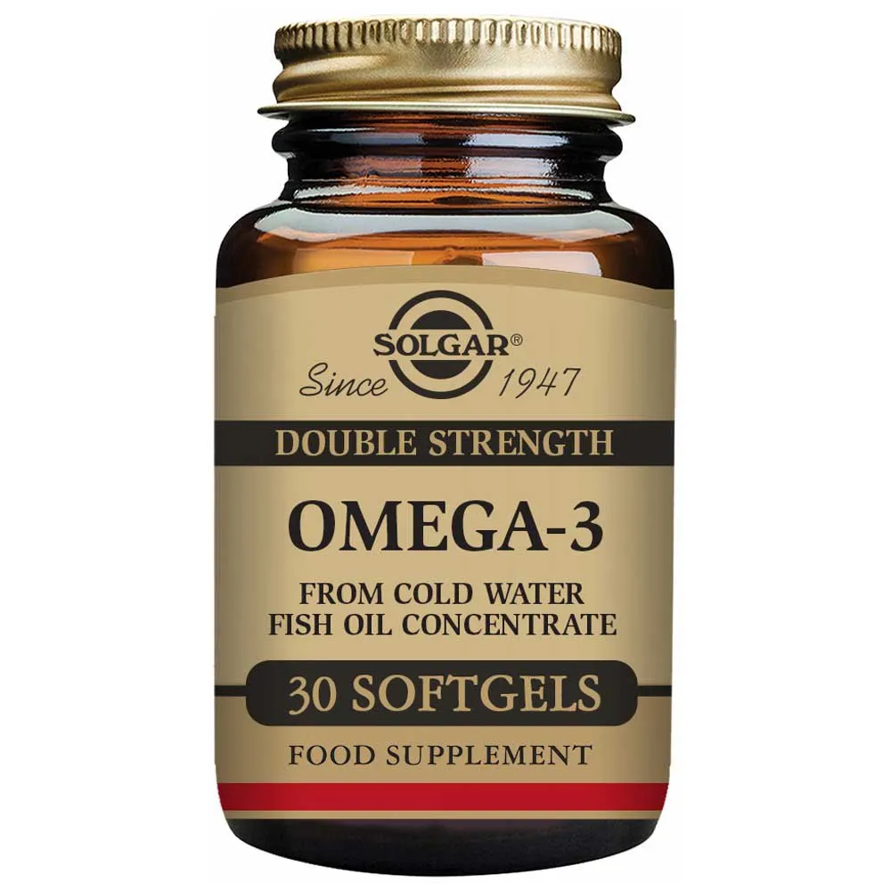 Solgar Omega-3 Doppelte Stärke 30 Einheiten, Brown, One Size Solgar Omega-3 Doppelte Stärke 30 Einheiten, Brown, One Size