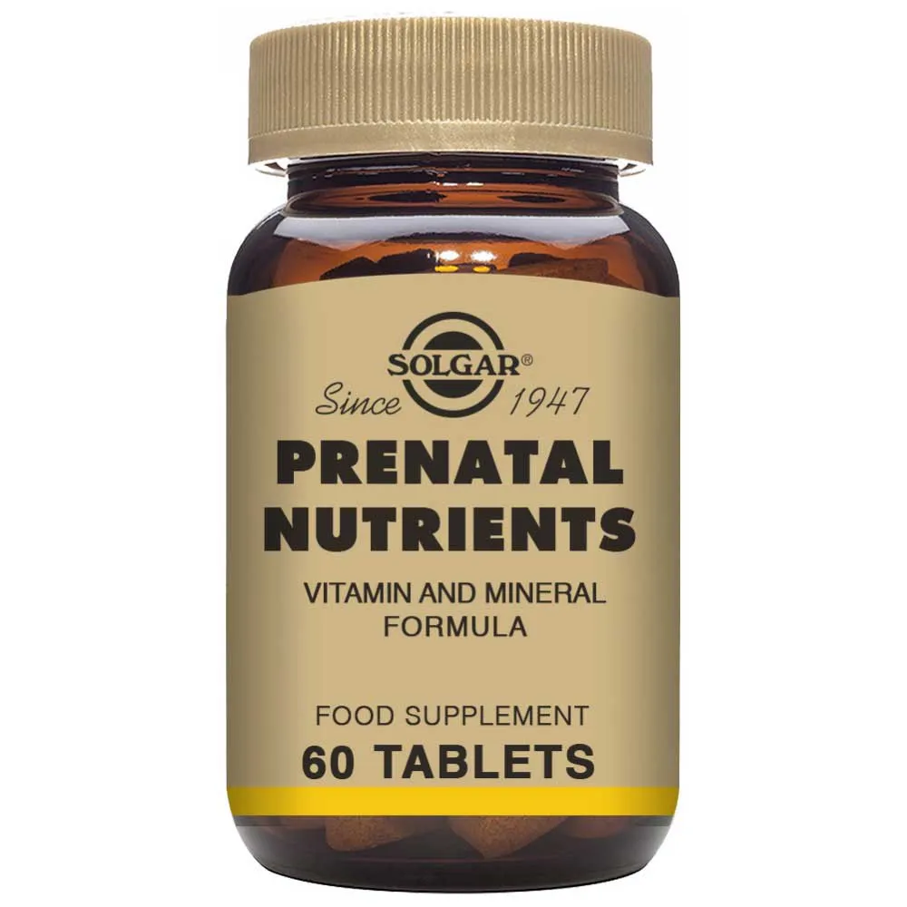 Solgar Prenatal Nutrients Tabletten 60 Einheiten, Brown, One Size Solgar Prenatal Nutrients Tabletten 60 Einheiten, Brown, One Size