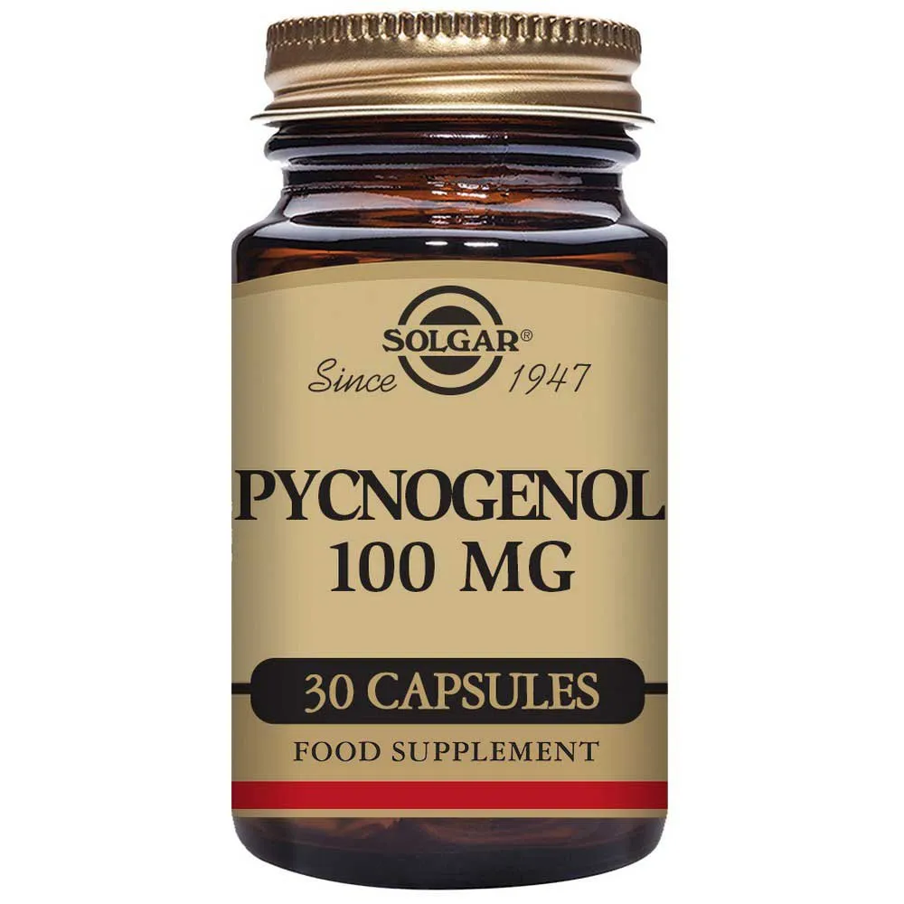 Solgar Pycnogenol 100 Mg 30 Einheiten, Brown, One Size