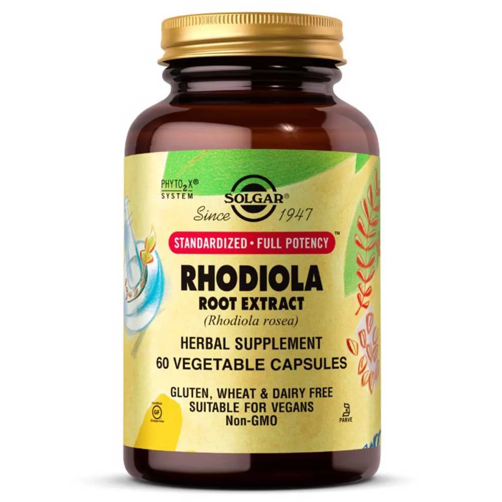 Solgar Sfp Rhodiola Rosea-extrakt 60 Einheiten, Brown, One Size Solgar Sfp Rhodiola Rosea-extrakt 60 Einheiten, Brown, One Size
