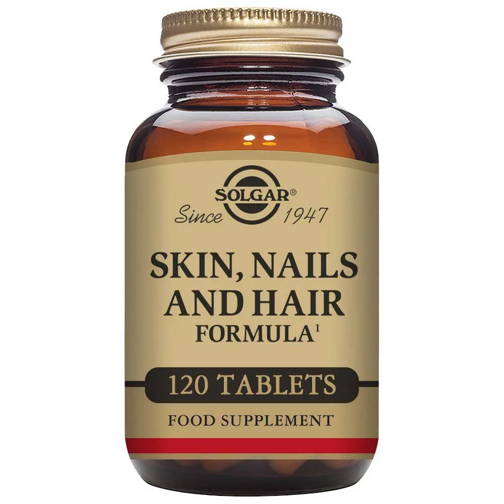 Solgar Skin Nails And Hair Tabletten 120 Einheiten, Brown, One Size Solgar Skin Nails And Hair Tabletten 120 Einheiten, Brown, One Size