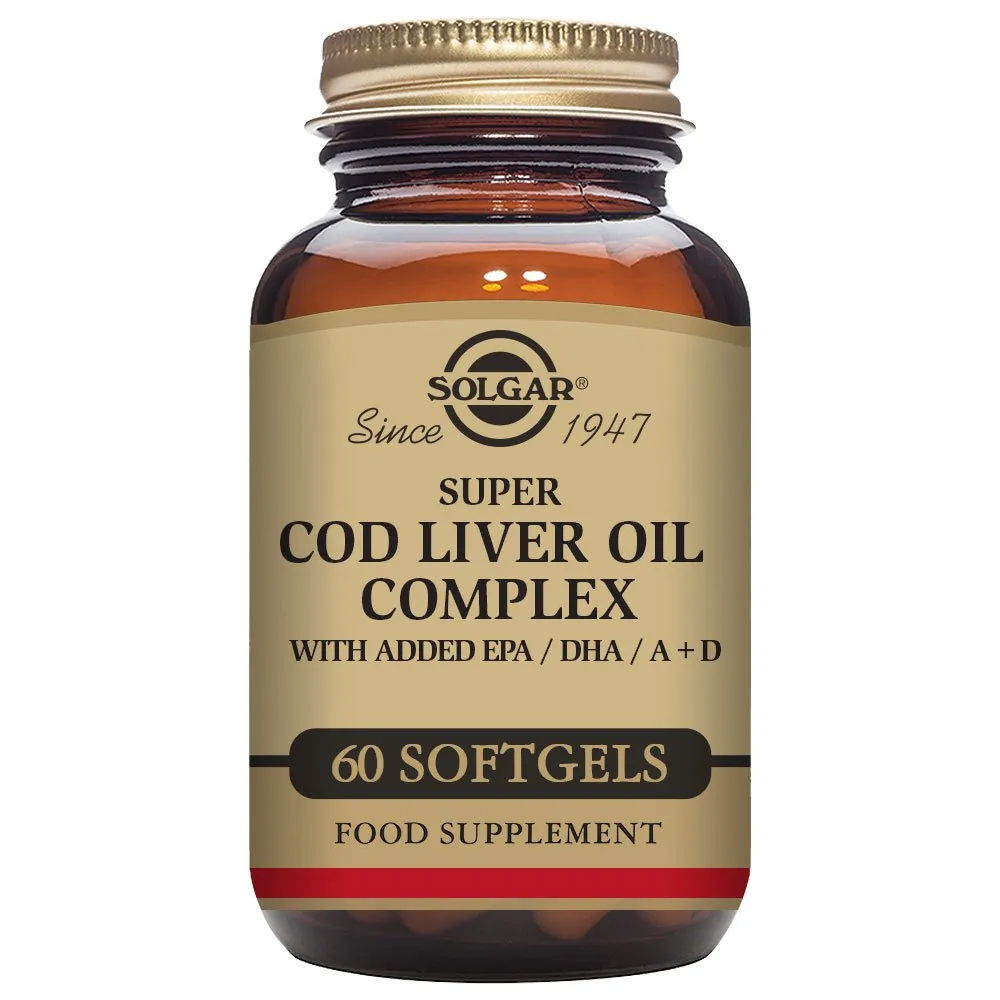 Solgar Super Cod Liver Oil Complex Kapseln 60 Einheiten, One size Solgar Super Cod Liver Oil Complex Kapseln 60 Einheiten, One size