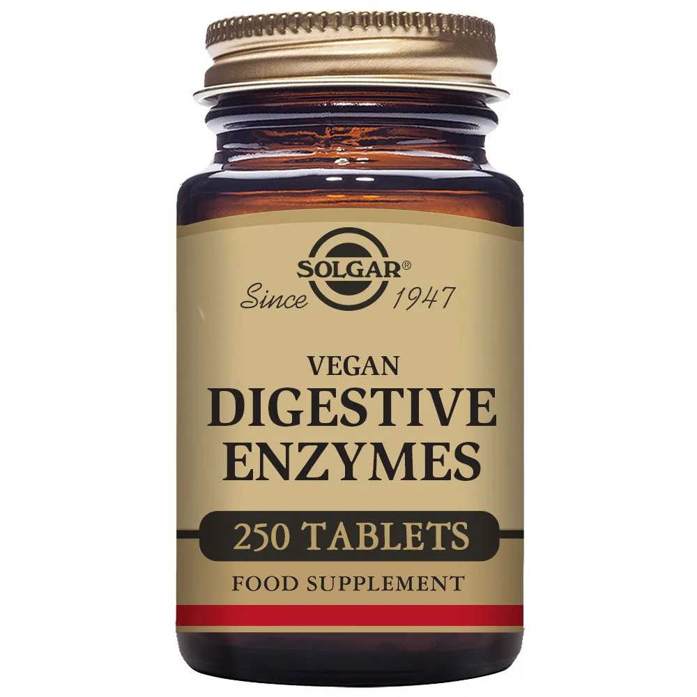 Solgar Vegan Digestive Enzymes Tabletten 250 Einheiten, One size Solgar Vegan Digestive Enzymes Tabletten 250 Einheiten, One size