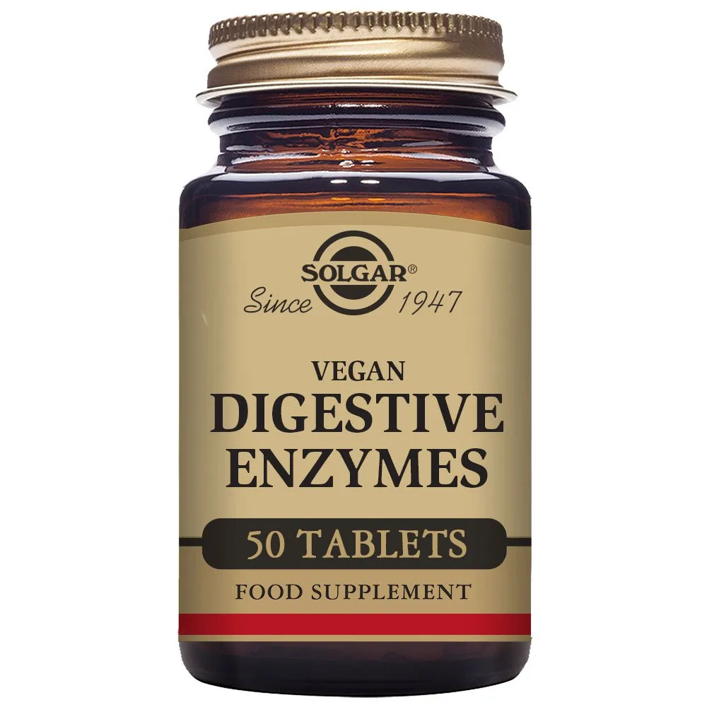 Solgar Vegan Digestive Enzymes Tabletten 50 Einheiten, One size