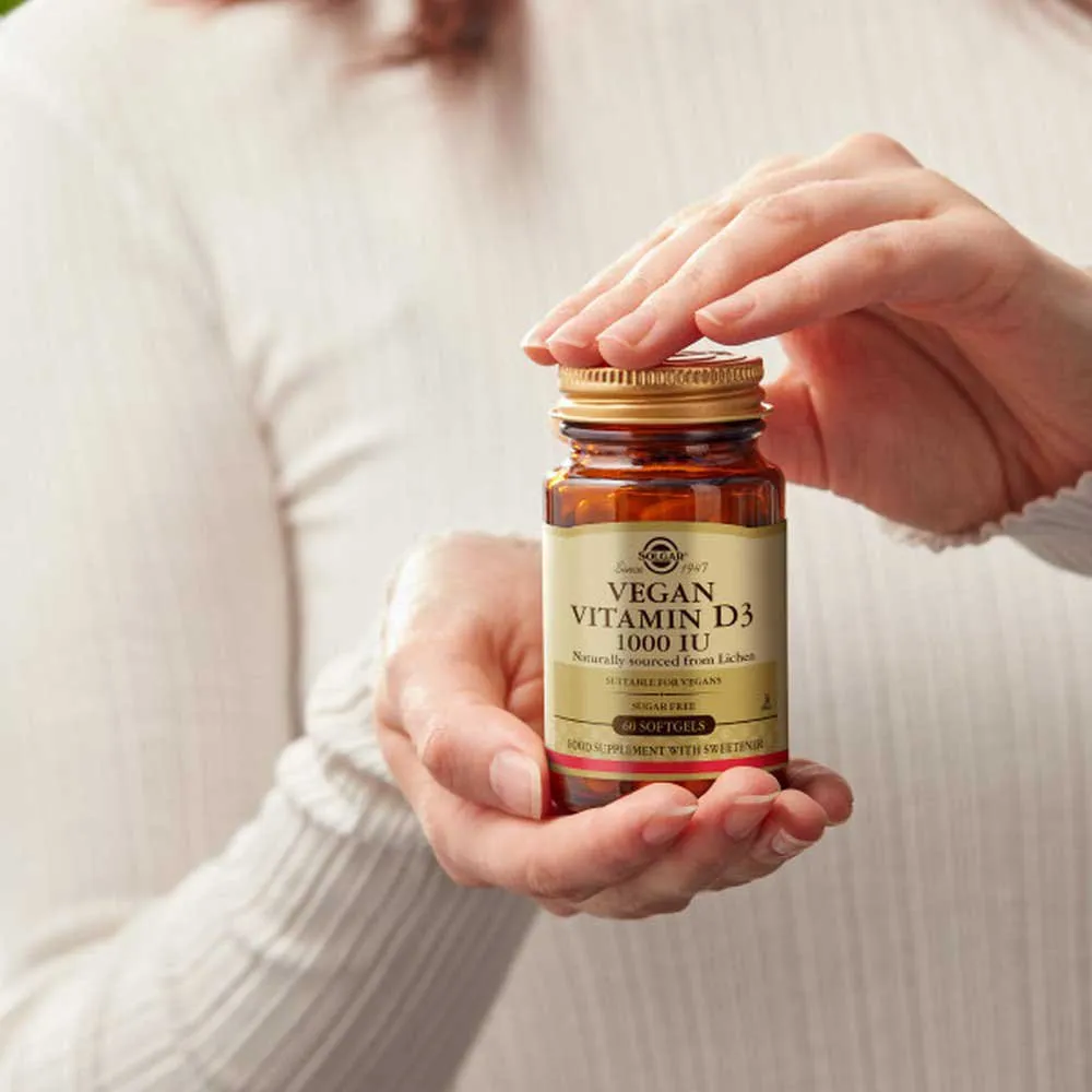 Solgar Vegan Vitamin D3 1000ui Kapseln Neutraler Geschmack 60 Einheiten, One size Solgar Vegan Vitamin D3 1000ui Kapseln Neutraler Geschmack 60 Einheiten, One size