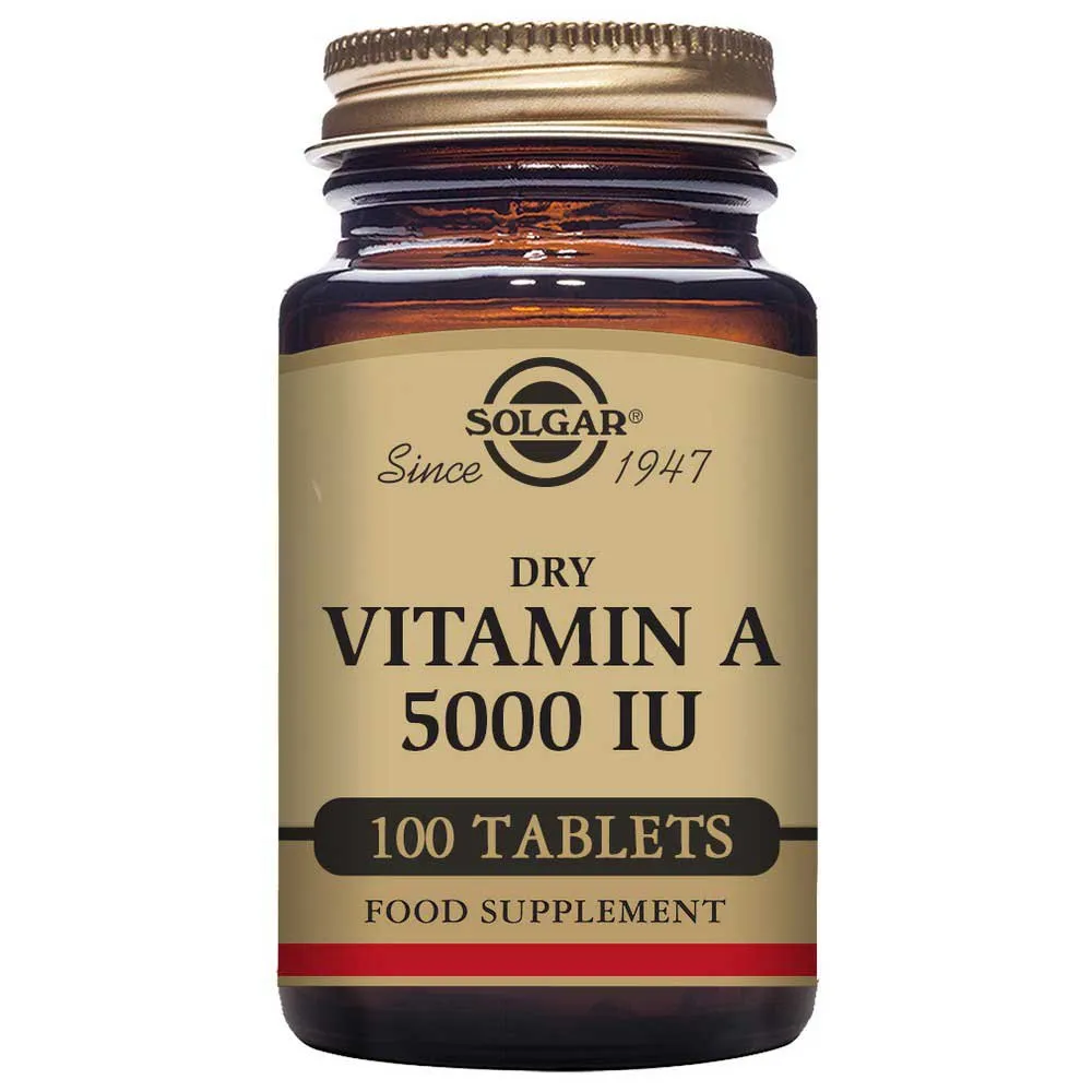 Solgar Vit A 5000iu Dry Tabletten 100 Einheiten, Brown, One Size Solgar Vit A 5000iu Dry Tabletten 100 Einheiten, Brown, One Size
