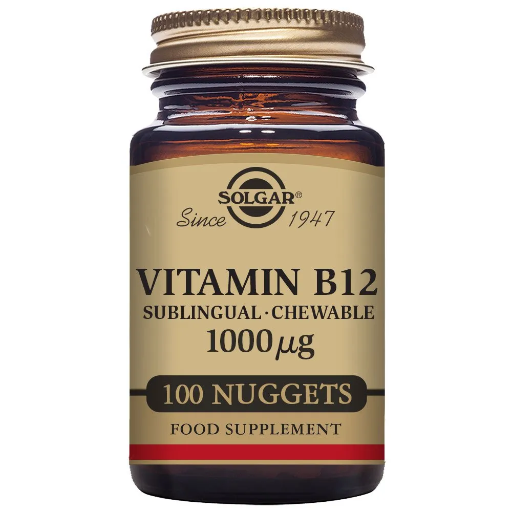 Solgar Vit B12 1000mcg 100 Einheiten, Brown, One Size Solgar Vit B12 1000mcg 100 Einheiten, Brown, One Size