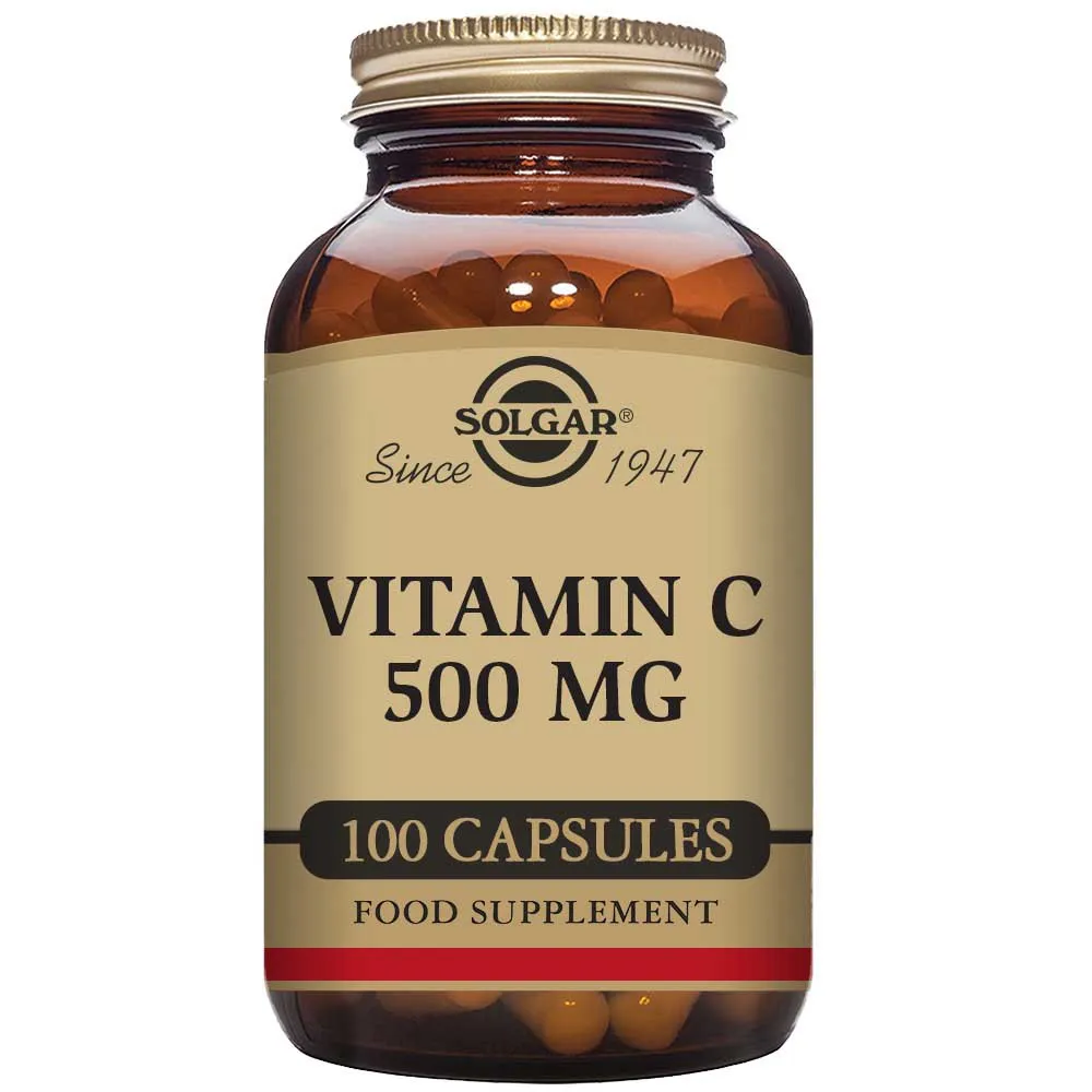Solgar Vitamin C 500 Mg 100 Einheiten, Golden, One Size Solgar Vitamin C 500 Mg 100 Einheiten, Golden, One Size