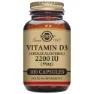 Solgar Vitamin D3 2200 Ie 55 Mcg 100 Einheiten, Brown, One Size