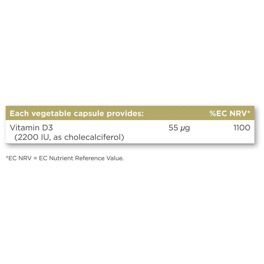 Solgar Vitamin D3 2200 Ie 55 Mcg 50 Einheiten, Brown, One Size