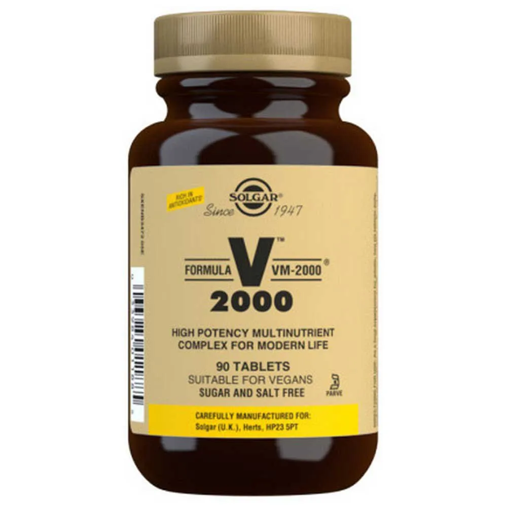 Solgar Vm-2000 Tabletten 90 Einheiten, Brown, One Size Solgar Vm-2000 Tabletten 90 Einheiten, Brown, One Size