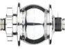SON 28 12 Disc 6-Loch Nabendynamo, Schwarz, 24 Loch