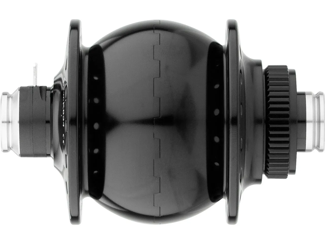 SON 28 12 Disc Center Lock Nabendynamo, Schwarz, 32 Loch