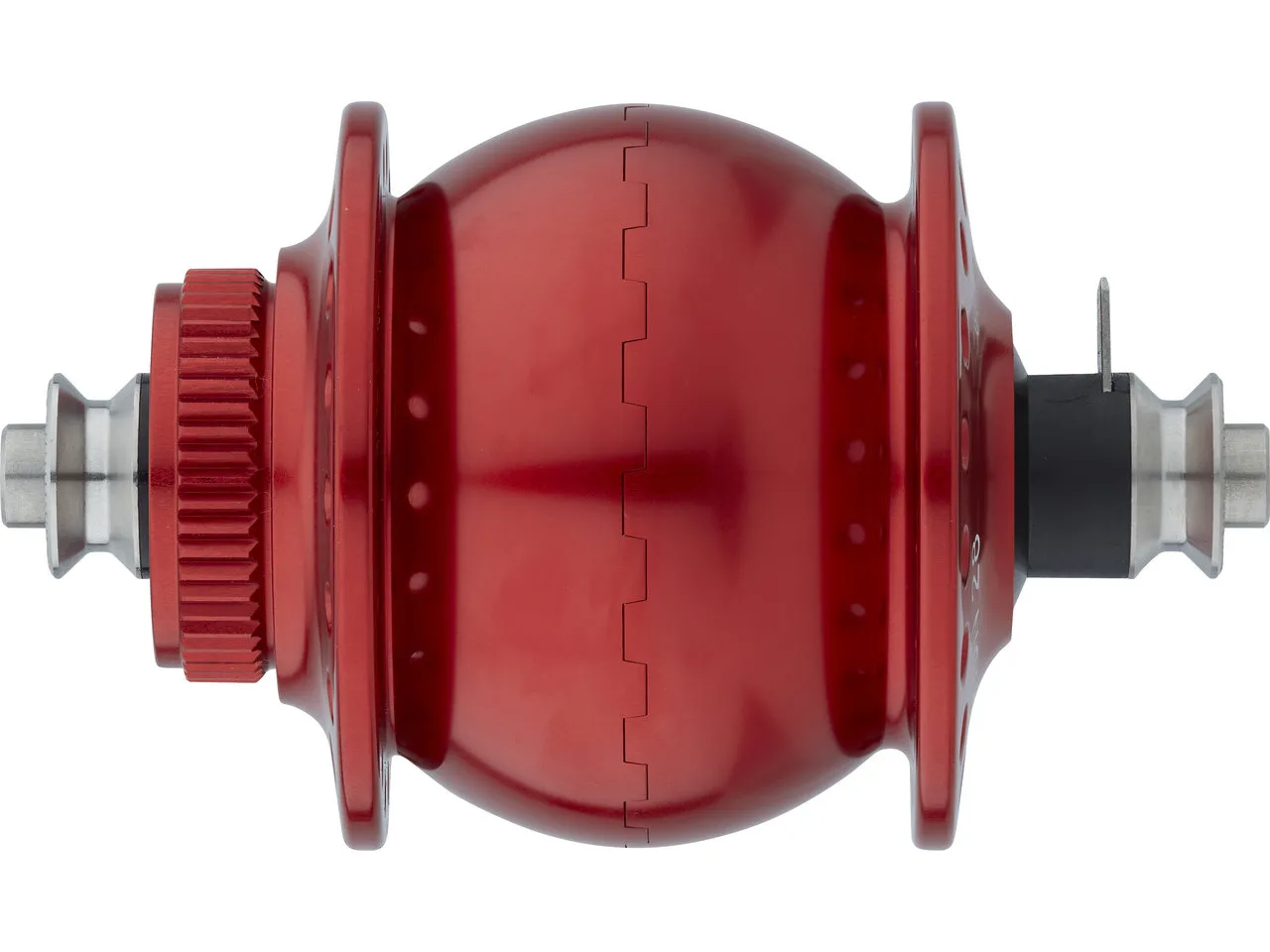 SON 28 Disc Center Lock Nabendynamo, Rot, 32 Loch
