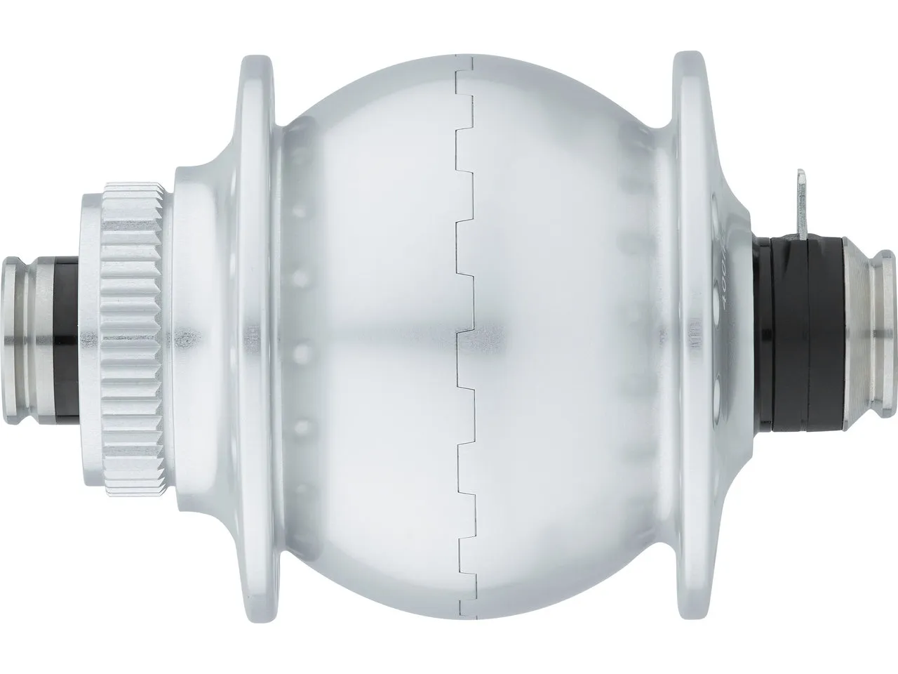 SON Delux 12 Disc Center Lock Nabendynamo, Grau, 32 Loch SON Delux 12 Disc Center Lock Nabendynamo, Grau, 32 Loch