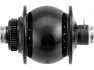 SON Delux 12 Disc Center Lock Nabendynamo, Schwarz, 28 Loch