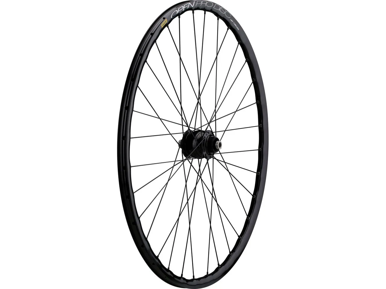SON Delux 12 + Open Pro UST Disc + Sapim Race 28" Laufrad, Schwarz, 28" VR 12 x 100 Dynamo
