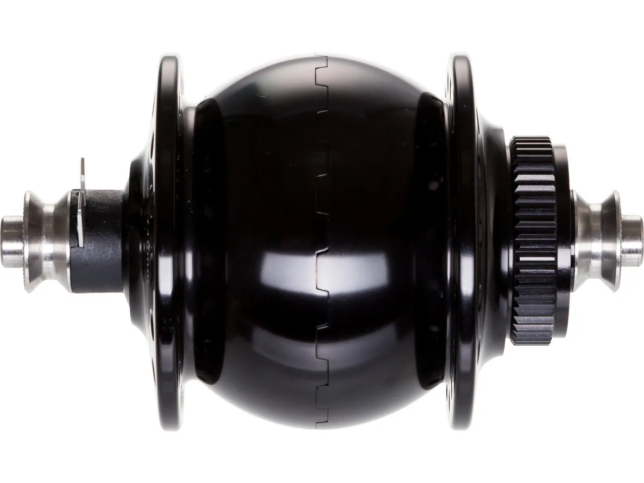 SON Delux Disc Center Lock Nabendynamo, Schwarz, 32 Loch SON Delux Disc Center Lock Nabendynamo, Schwarz, 32 Loch