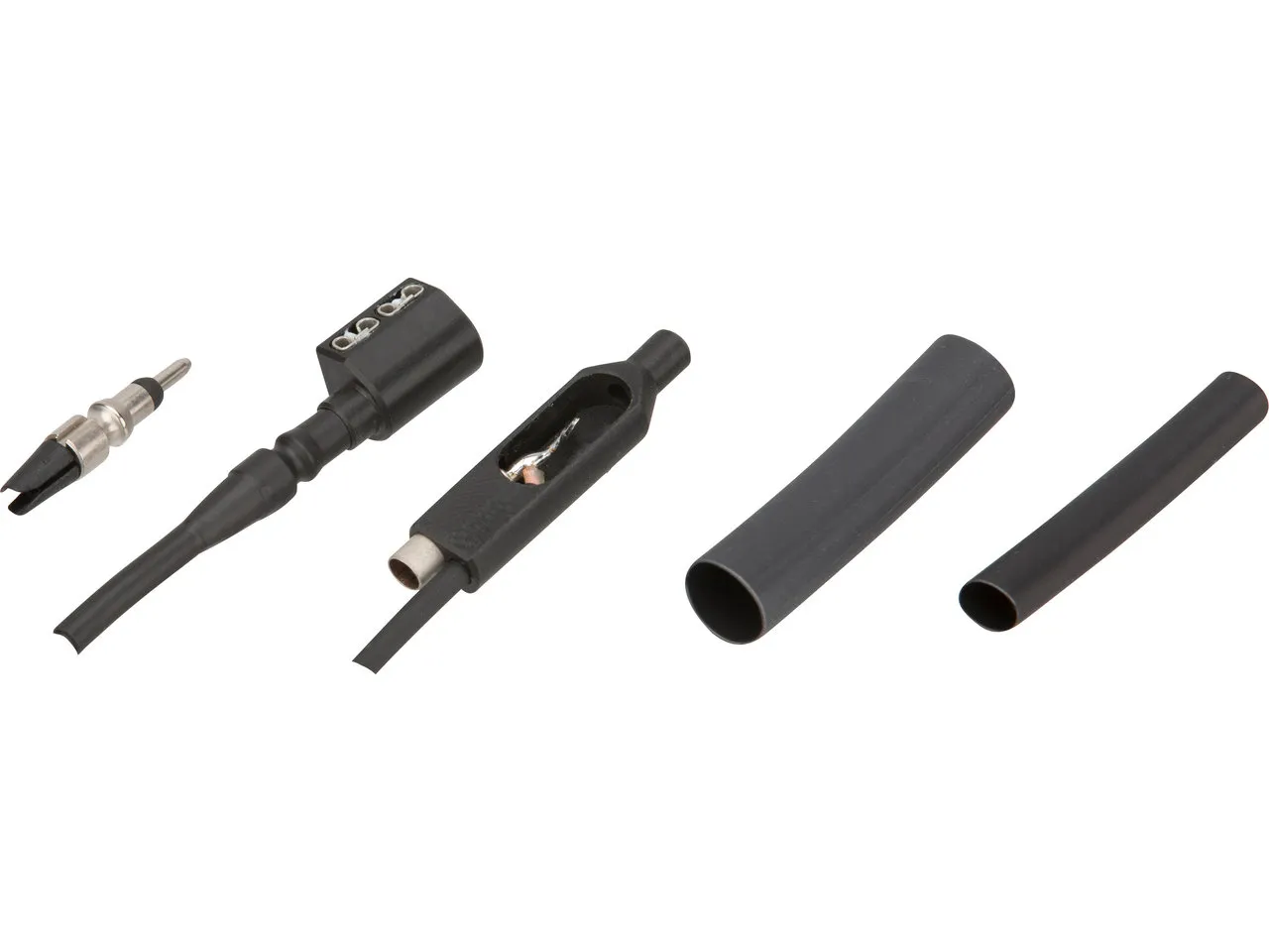 SON Koax-Abzweigdose mit Kabel, Koax-Adapter und Koaxstecker, Schwarz, one_size SON Koax-Abzweigdose mit Kabel, Koax-Adapter und Koaxstecker, Schwarz, one_size