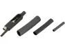 SON Koax-Abzweigdose mit Koaxstecker und Kabel, Schwarz, one_size