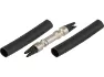 SON Koaxstecker mit Kupplung, Schwarz, one_size