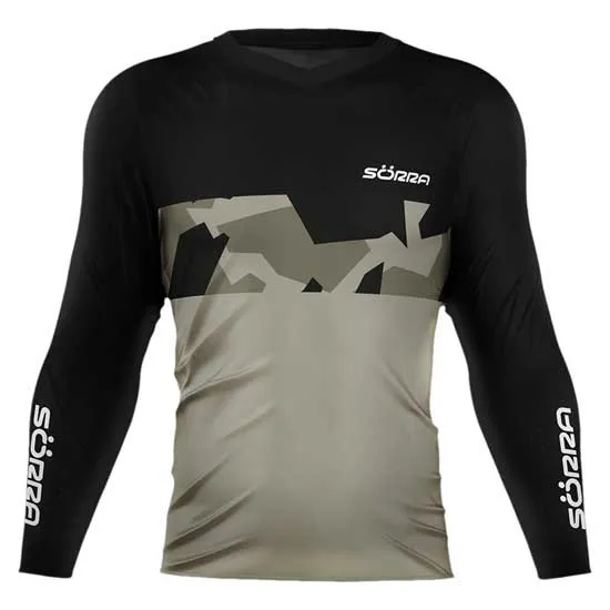 Sorra Mtb ´22 Langarm-trikot, Kaki, XS Sorra Mtb ´22 Langarm-trikot, Kaki, XS