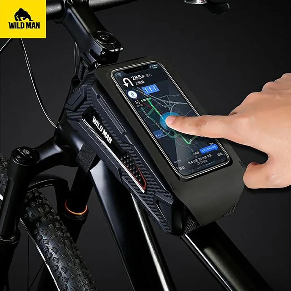 Sourcing M90 Wildman Bicycle Handyhülle, Black / black, One Size Sourcing M90 Wildman Bicycle Handyhülle, Black / black, One Size