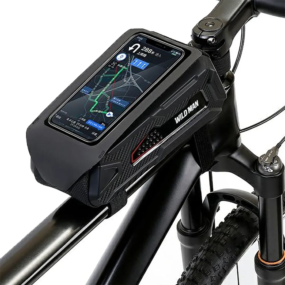 Sourcing M90 Wildman Bicycle Handyhülle, Black / black, One Size Sourcing M90 Wildman Bicycle Handyhülle, Black / black, One Size